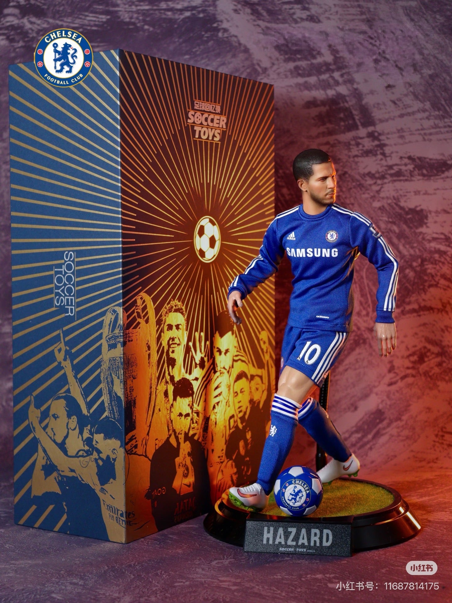 Eden Hazard 1/6 Scale Action Figure - Chelsea Football Legend Belgium Star Premier League Icon