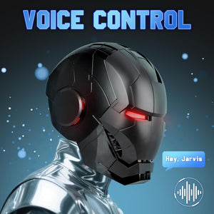 ironman helmet black MK5 1:1 Cosplay Mask Electronic Open/Close Voice Control for Adult Superhero Movie Role-Playing Helmet Touch Sensor