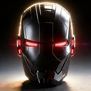 ironman helmet black MK5 1:1 Cosplay Mask Electronic Open/Close Voice Control for Adult Superhero Movie Role-Playing Helmet Touch Sensor