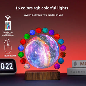 Levitating Display Galaxy Moon Light | Bedroom Ambient Planet Light | Office Ornament | Birthday Gift for Girlfriend