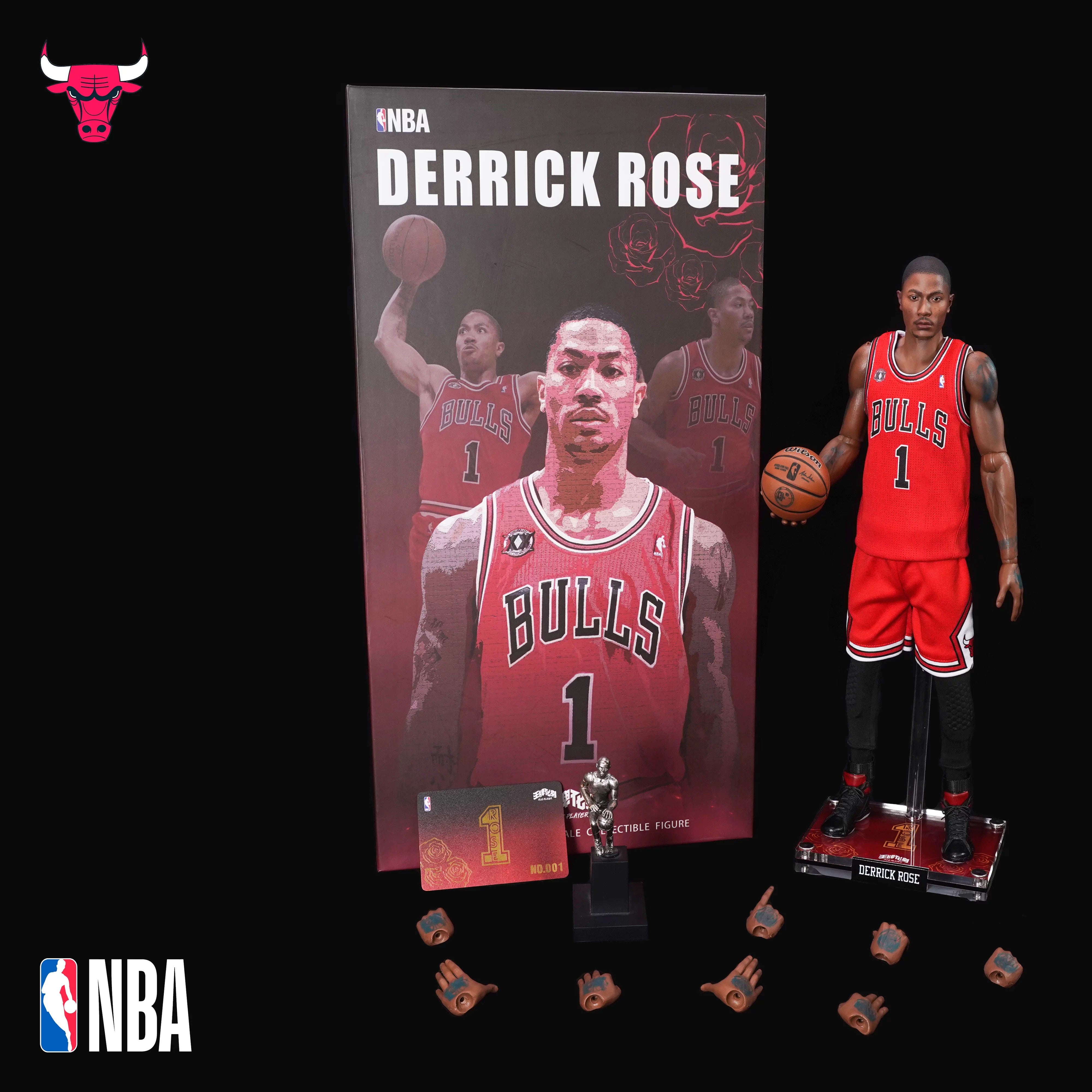 GOAT 1/6 NBA Chicago Bulls Derrick Rose Action Figure Set