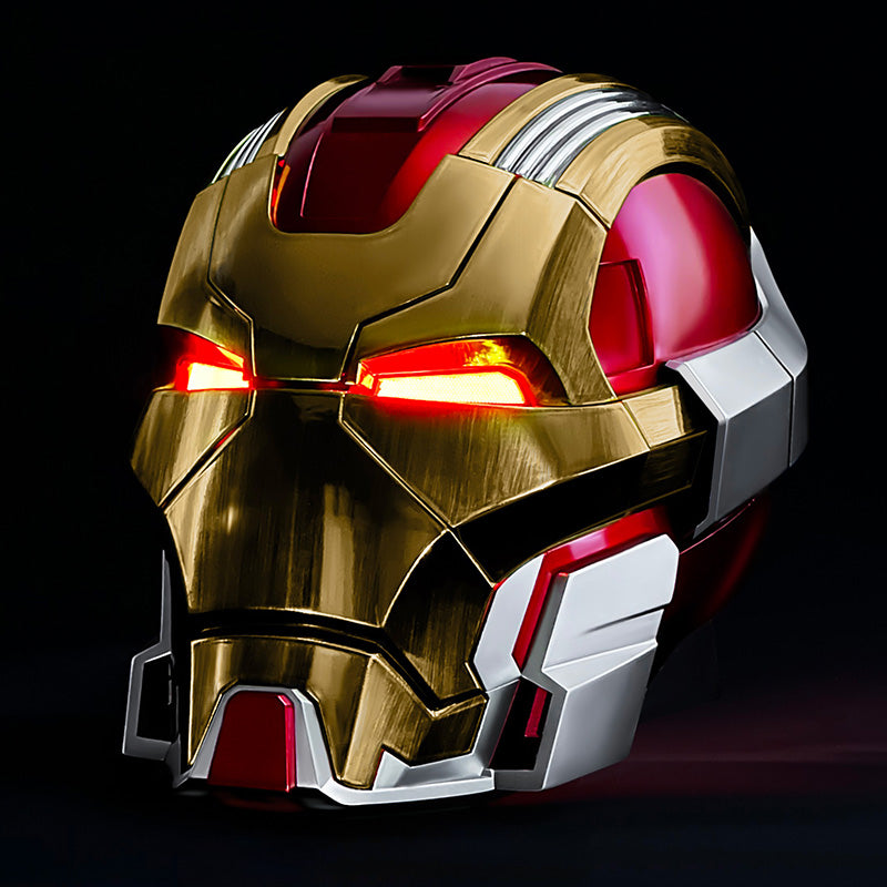 English version | New Iron Man Mark 17 Helmet Jarvis Voice-Controlled Cosplay Collectible Toy