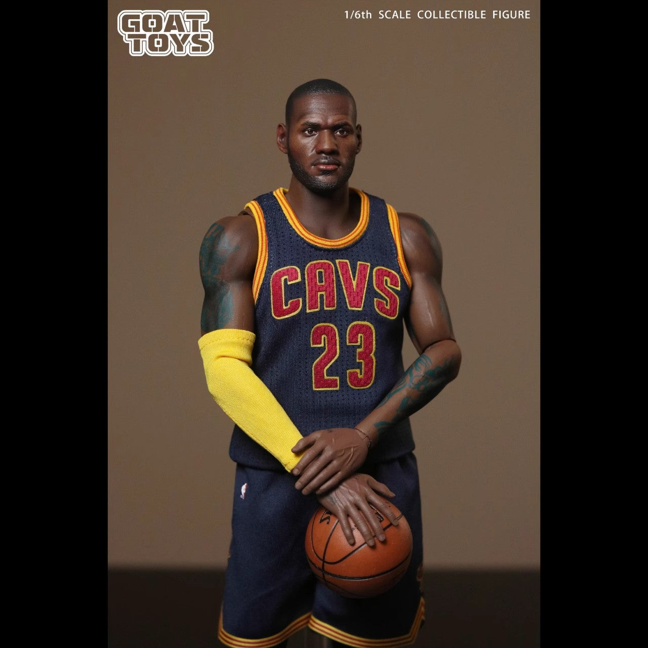 goat toys | wax figure-level star | 1/6 Cavaliers Navy Blue Lebron James Action Figure