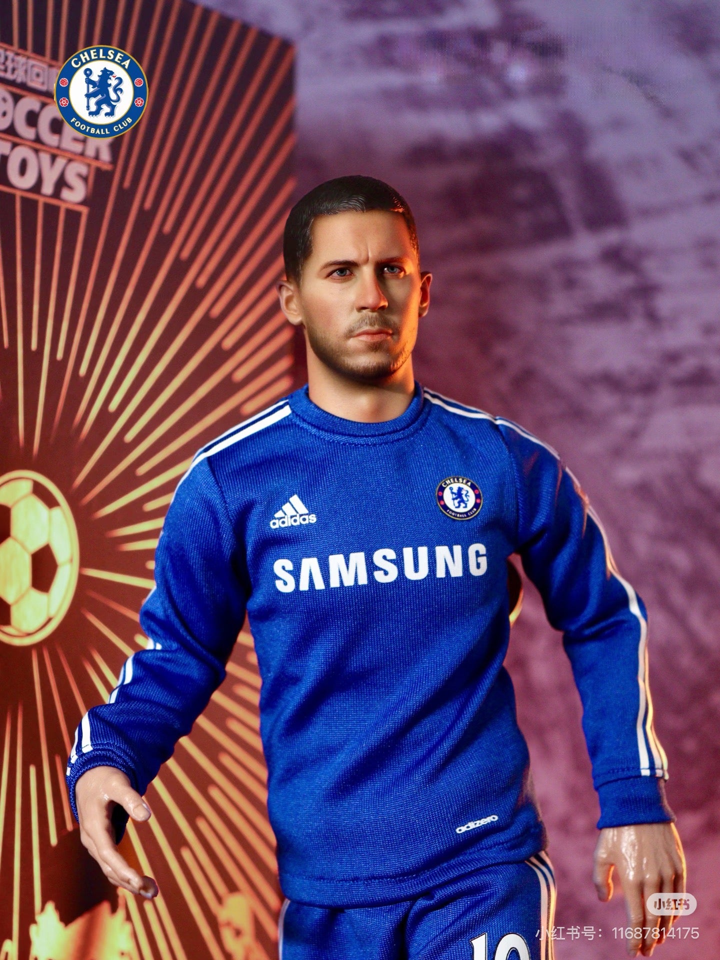 Eden Hazard 1/6 Scale Action Figure - Chelsea Football Legend Belgium Star Premier League Icon