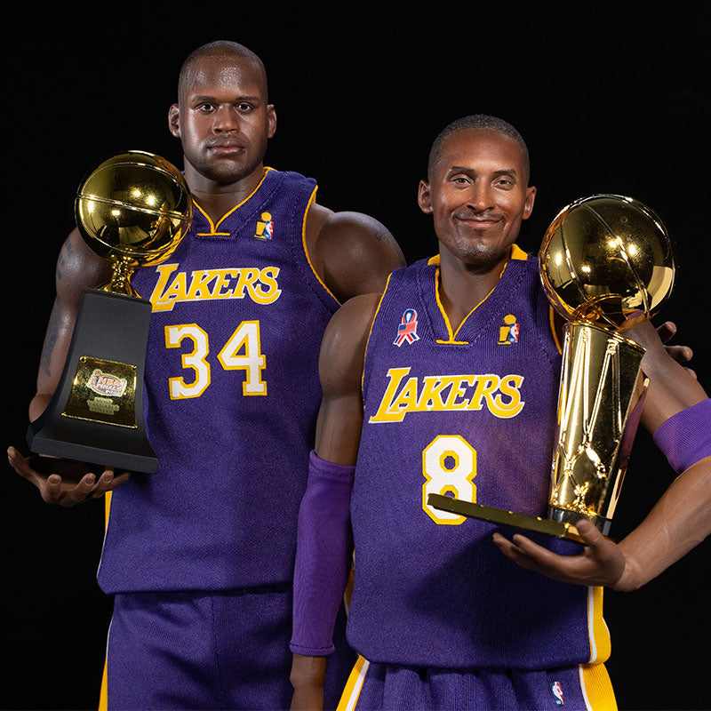 goat toys | wax figure-level star | 1/6 Kobe Bryant / Shaquille O’Neal Third Championship action Figure Set