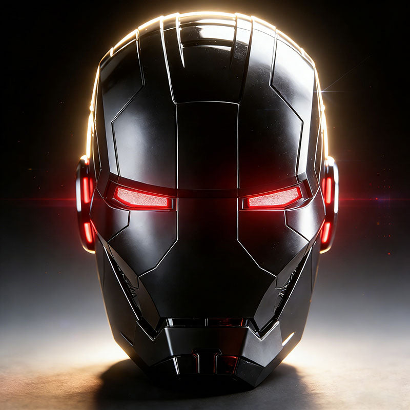 ironman helmet black MK5 1:1 Cosplay Mask Electronic Open/Close Voice Control for Adult Superhero Movie Role-Playing Helmet Touch Sensor