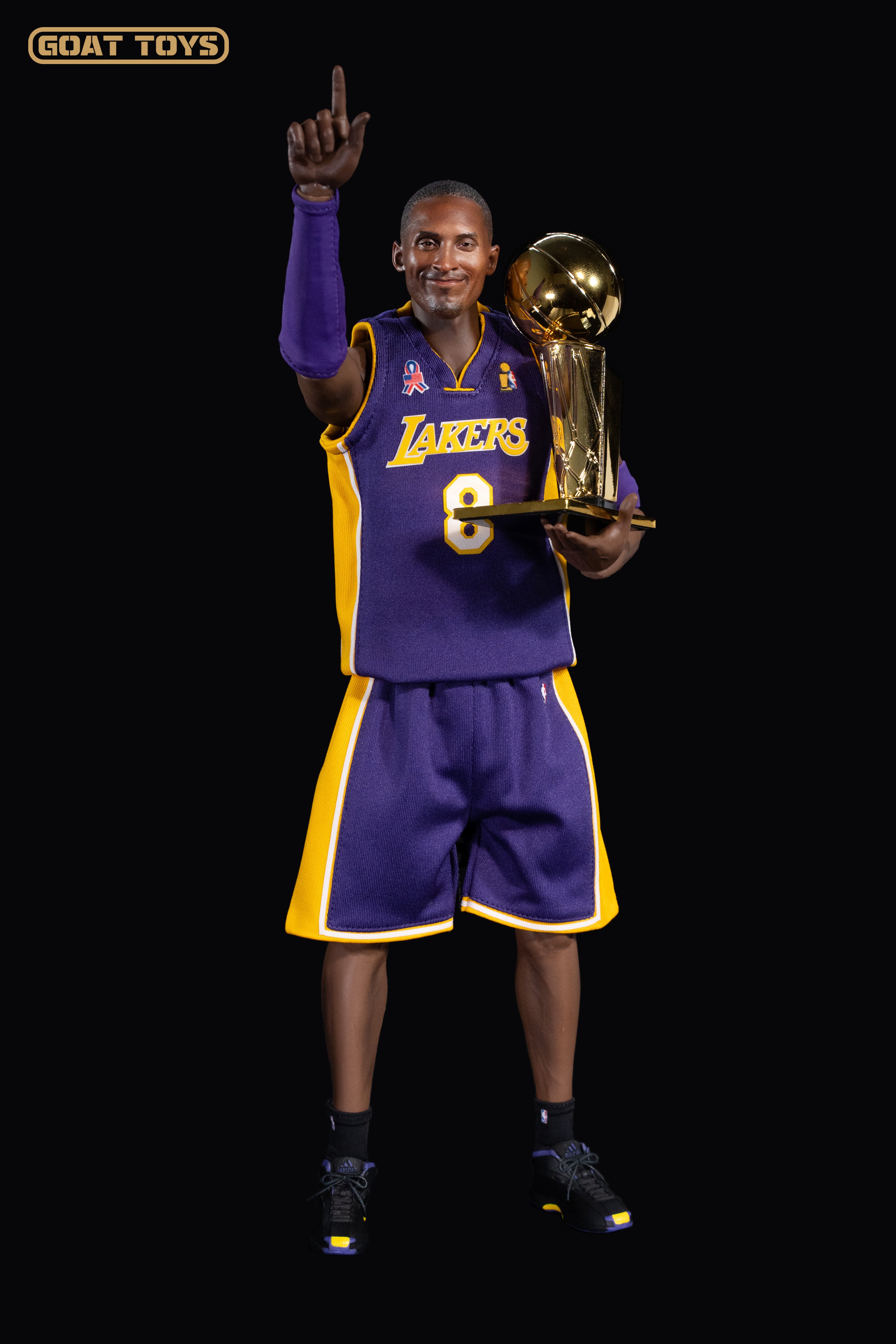 goat toys | wax figure-level star | 1/6 Kobe Bryant / Shaquille O’Neal Third Championship action Figure Set