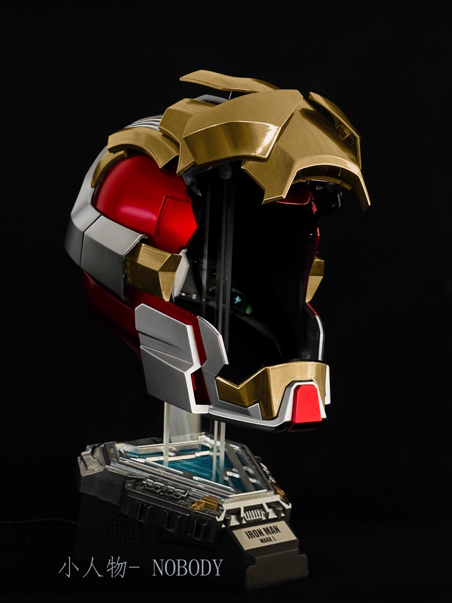 English version | New Iron Man Mark 17 Helmet Jarvis Voice-Controlled Cosplay Collectible Toy